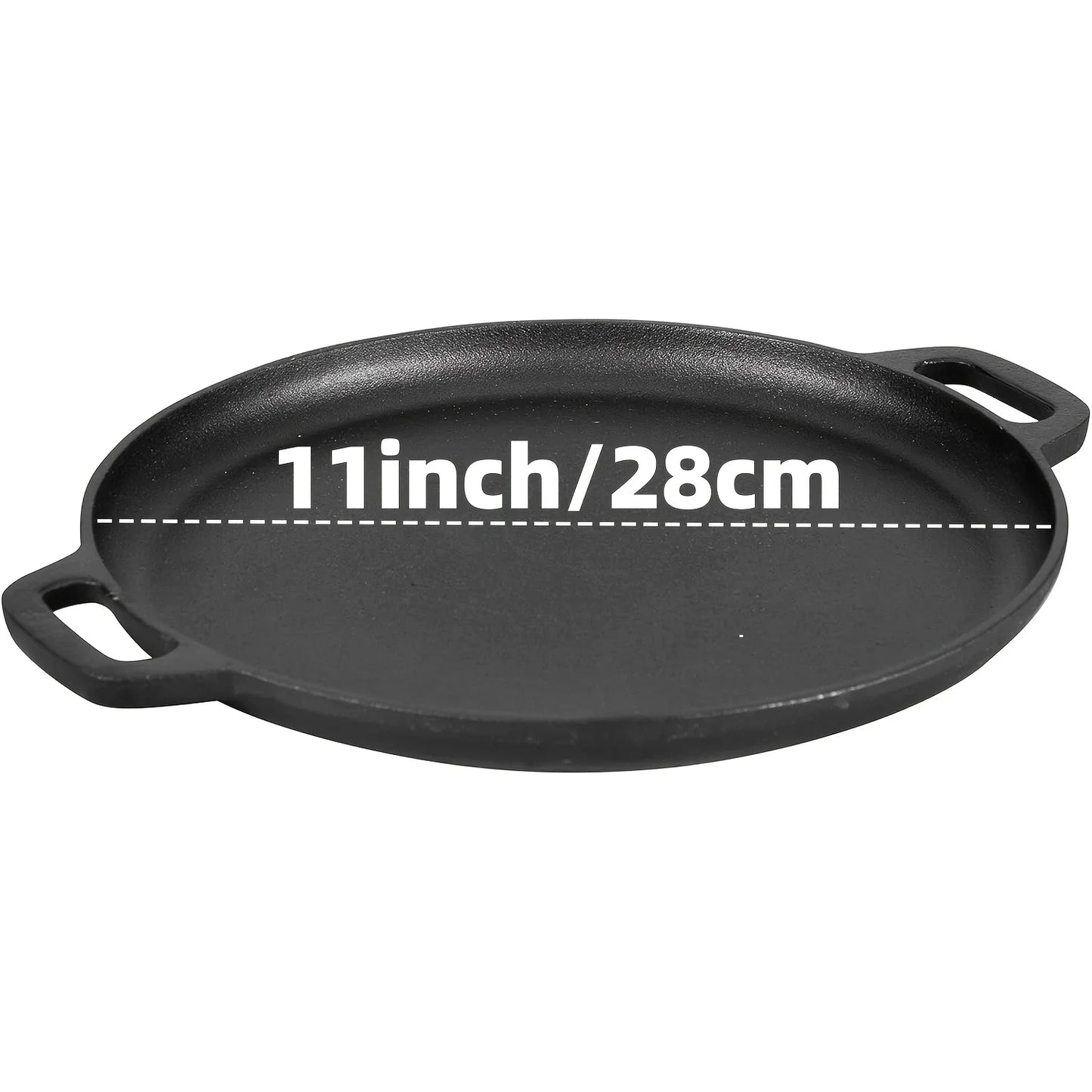 Cast Iron Skillet Set   Pre-Seasoned, Heavy-Duty