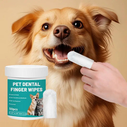 Pet Teeth Cleaning Wipes For Cleaning Bad Breath