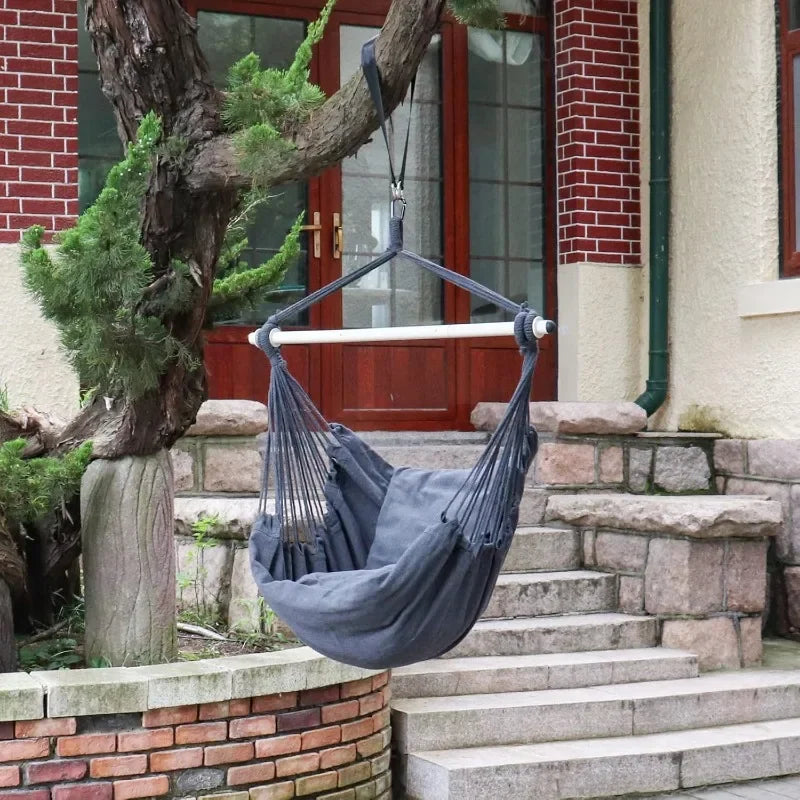 Hanging Hammock 500LB Max  I Porch & Bedroom Decor
