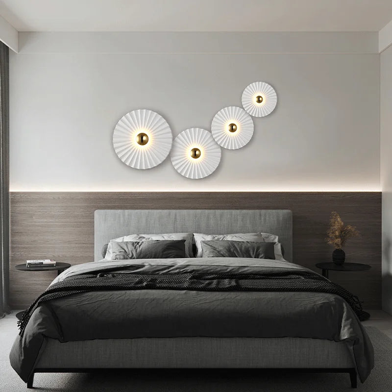Wall Decor Lamp Living Room Flower Lights