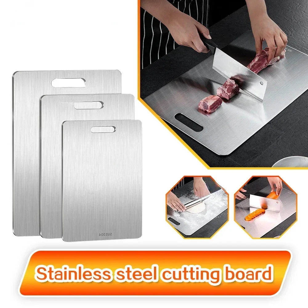 Stainless Steel Cutting Board - Vegetables, Meat,