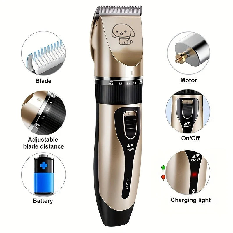 Pet Hair Trimmer Kit Professional Grooming at Home,