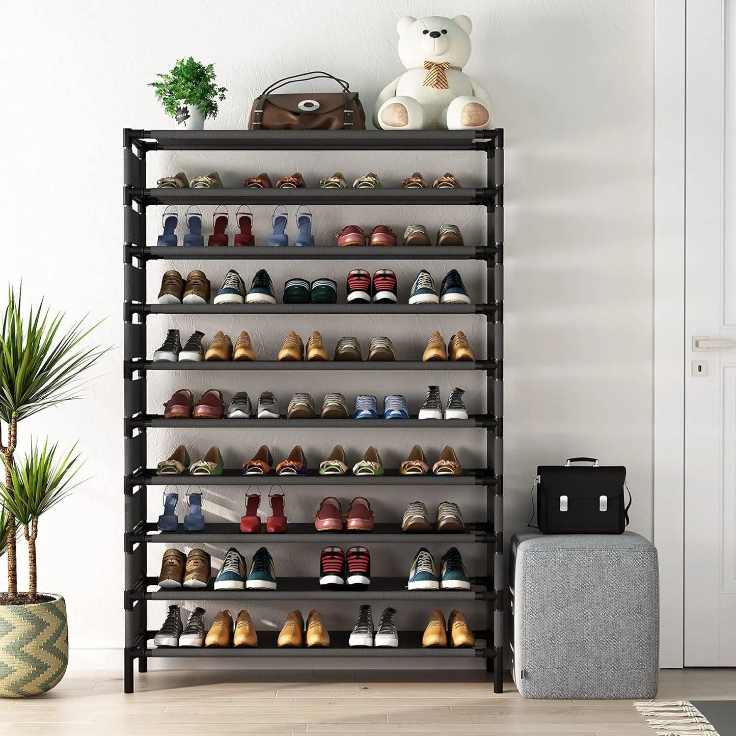 Large Capacity Organizer, Shoe Shelf for 50 Pair