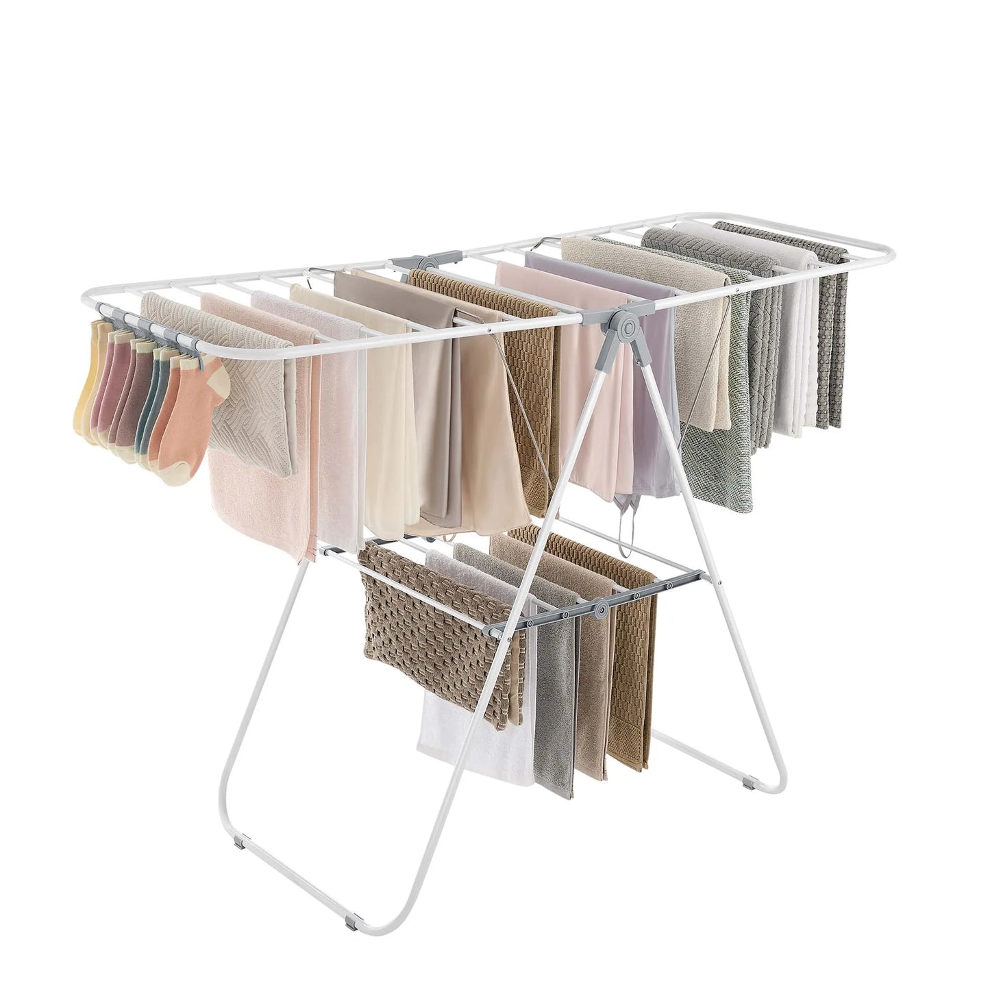 Laundry Rack, Foldable, Space-Saving, Free-Standing