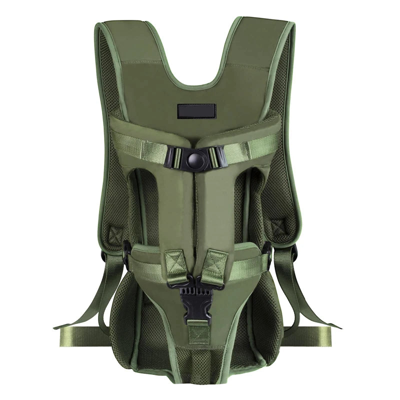 Benepaw Dog Carrier Backpack Adjustable Pet Carriers Front Facing Hands-Free Safety Puppy Travel Bag For Small Medium Dog