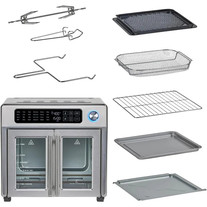 Large French Door Air Fryer Toaster Oven