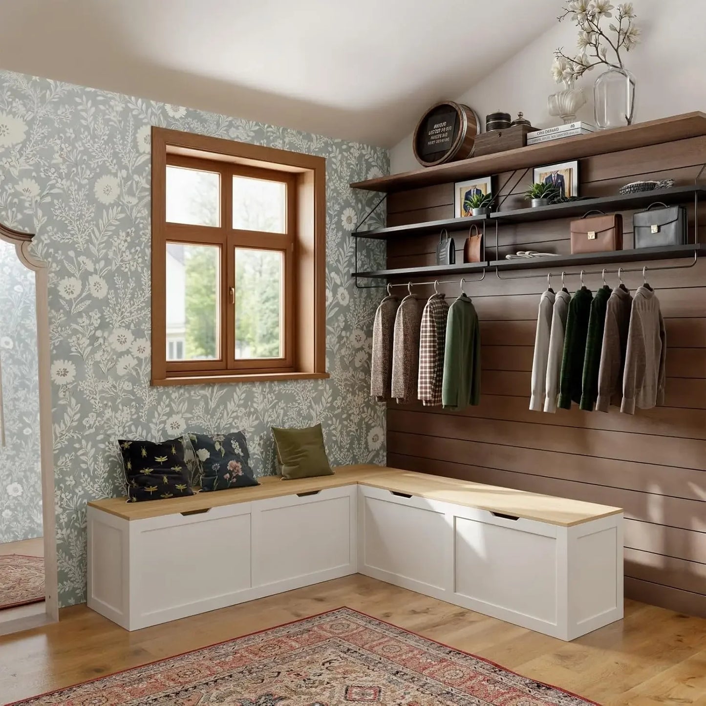 L Shape Kitchen Breakfast Bench