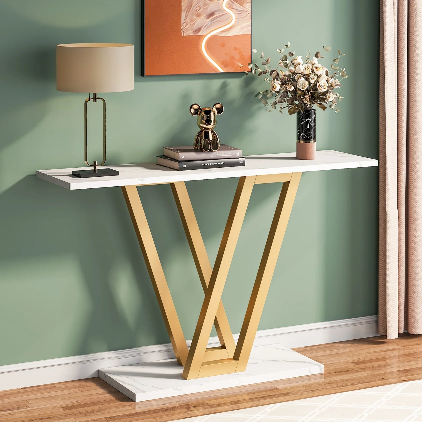 43 Inch Console Table  Living Room Furniture