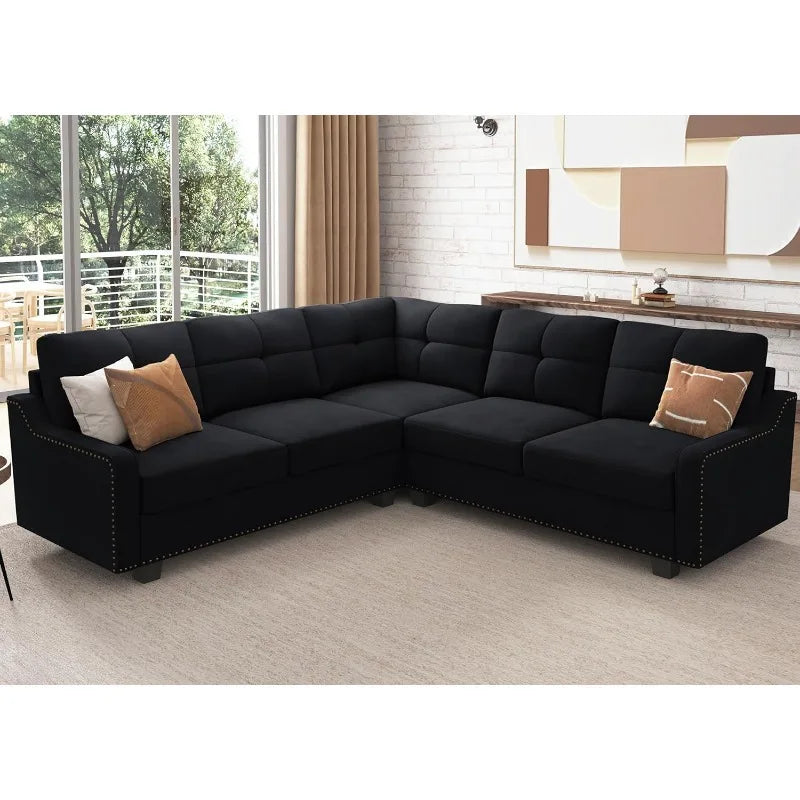 Sectional Sofa  Reversible Sectional Couch for Living Room