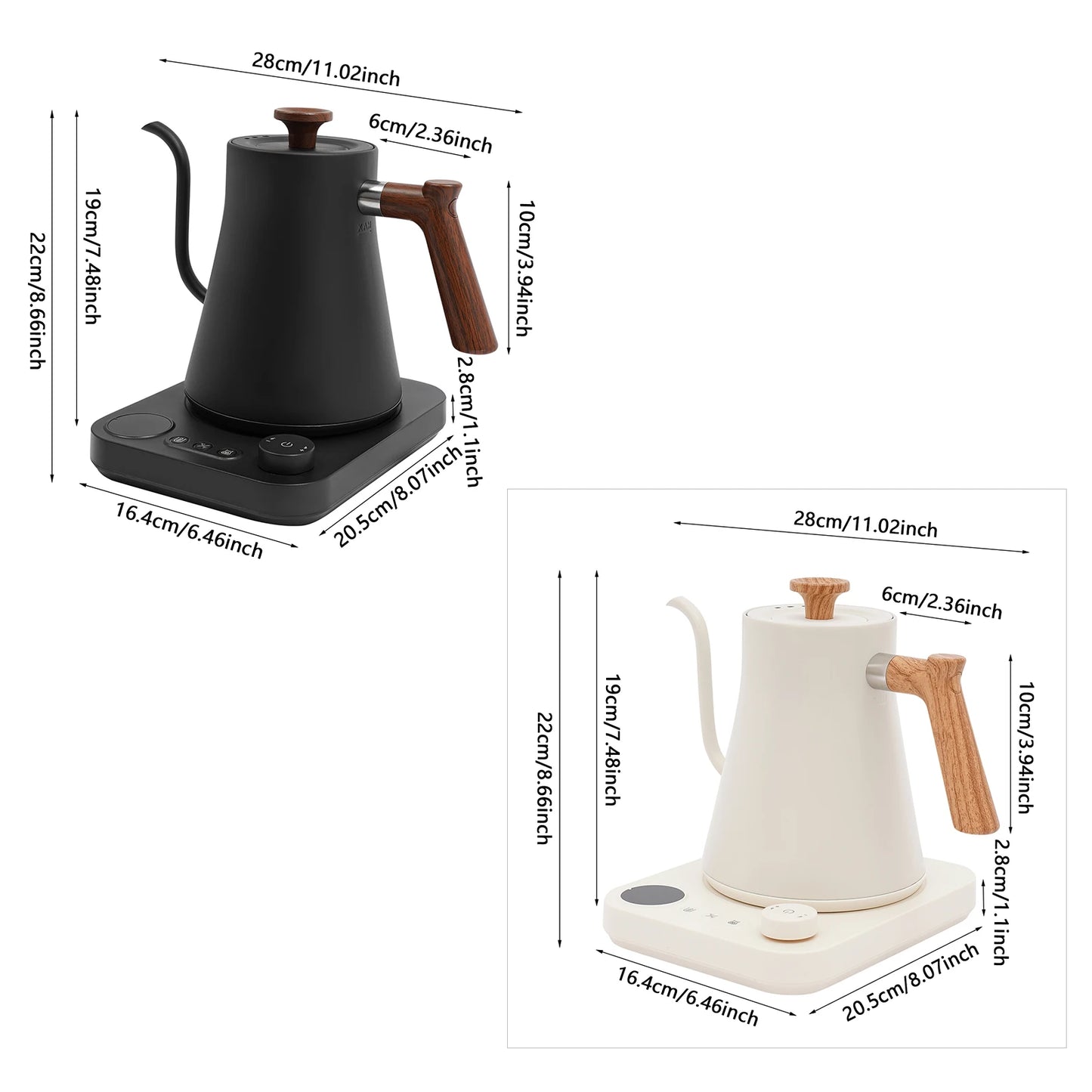 Gooseneck  Kettle with LED Control for Coffee & Tea