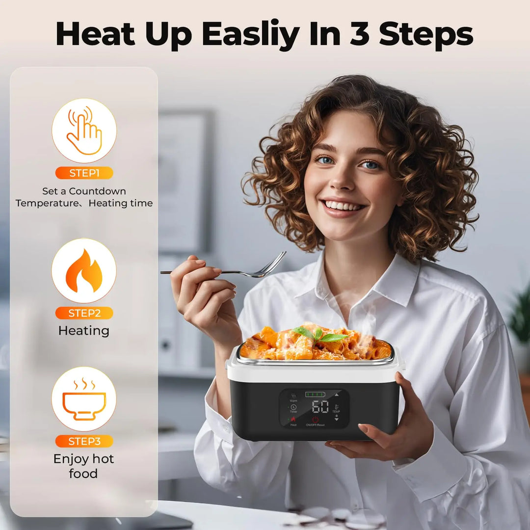insulated  60W Heating Lunch Box Food Warmer