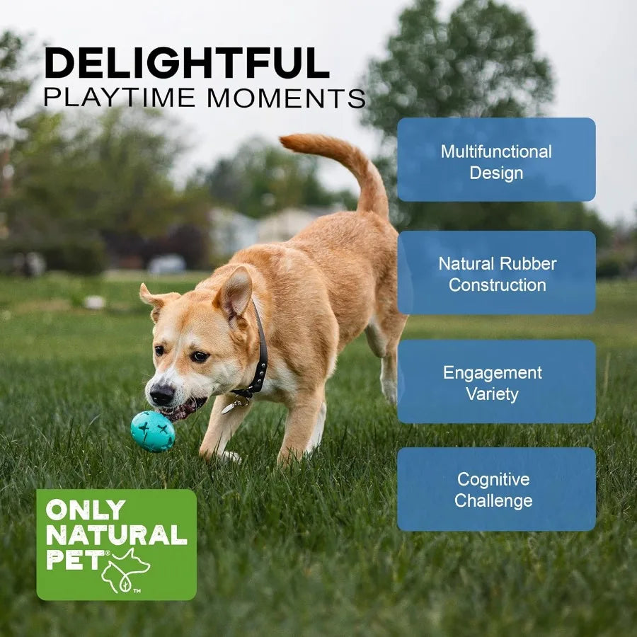 Interactive Rubber Boredom Buster  Dog Toy