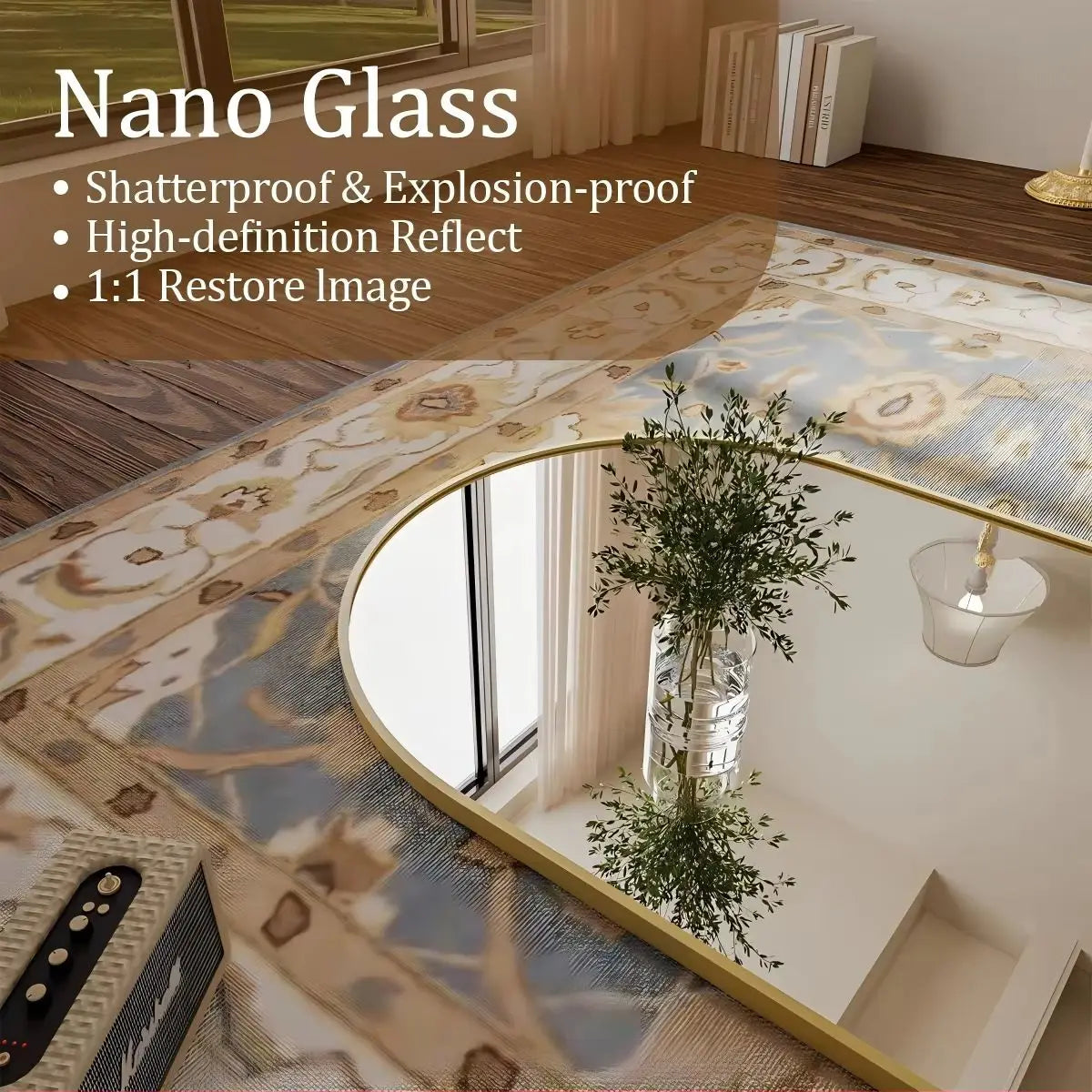 Arched , 71"x26"  Hanging or Leaning , Full Body Mirror