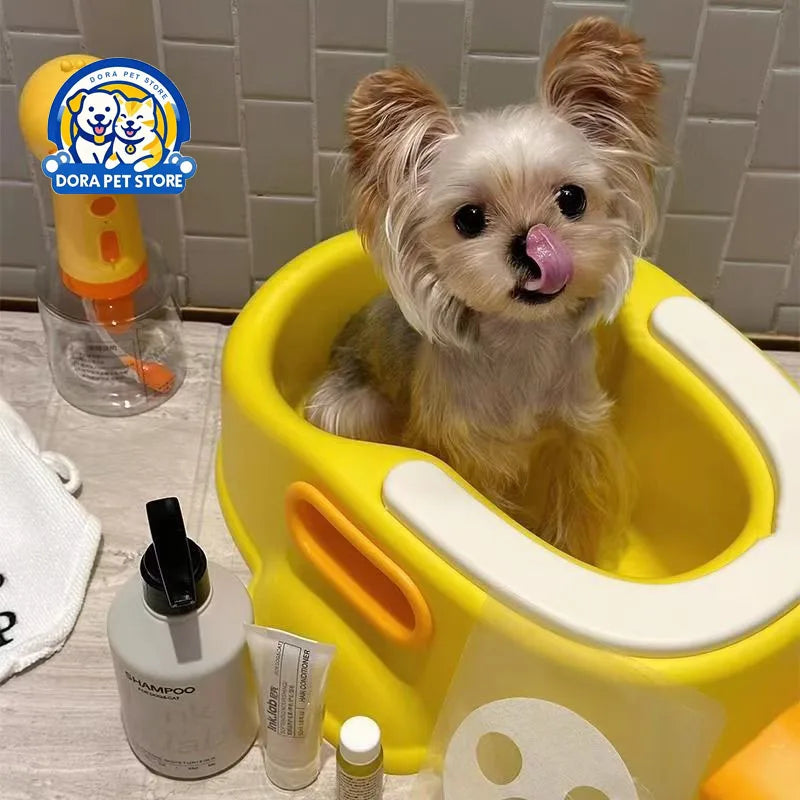 Pet Bathtub Small Pet Bibear Teddy Cat Cute Mic Bathtub Bath Bath Bucket corgi Bathtub