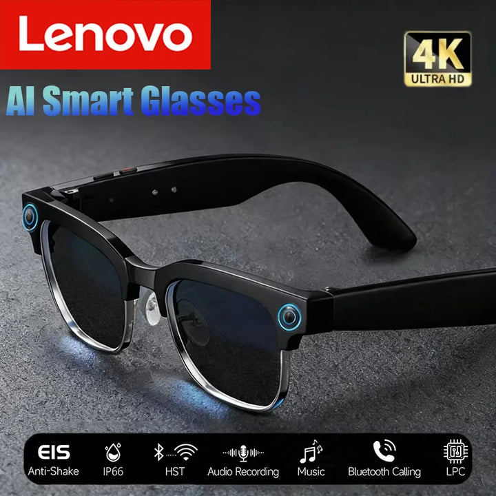 Lenovo 4K HD AI Smart Glasses 800w Pixel