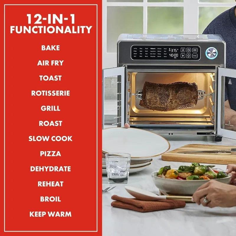Large French Door Air Fryer Toaster Oven