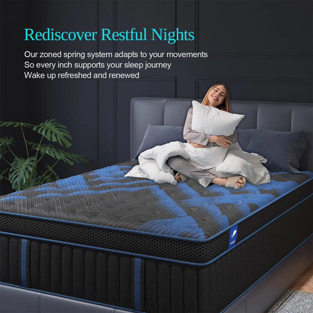 Gel Foam Mattress Medium Firm Motion Isolation