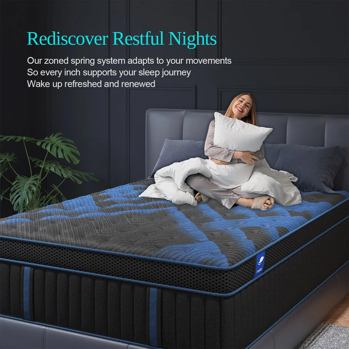 Gel Foam Mattress Medium Firm Motion Isolation