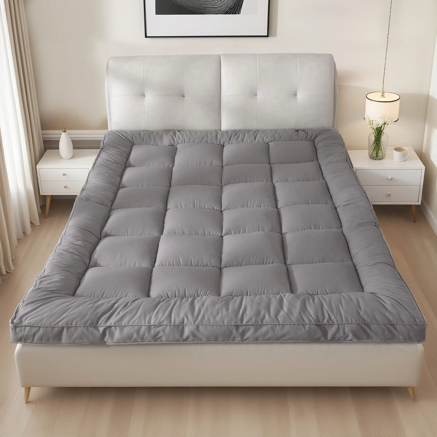 Futon  3" Thick Foldable Topper, Pillow Bed Sofa