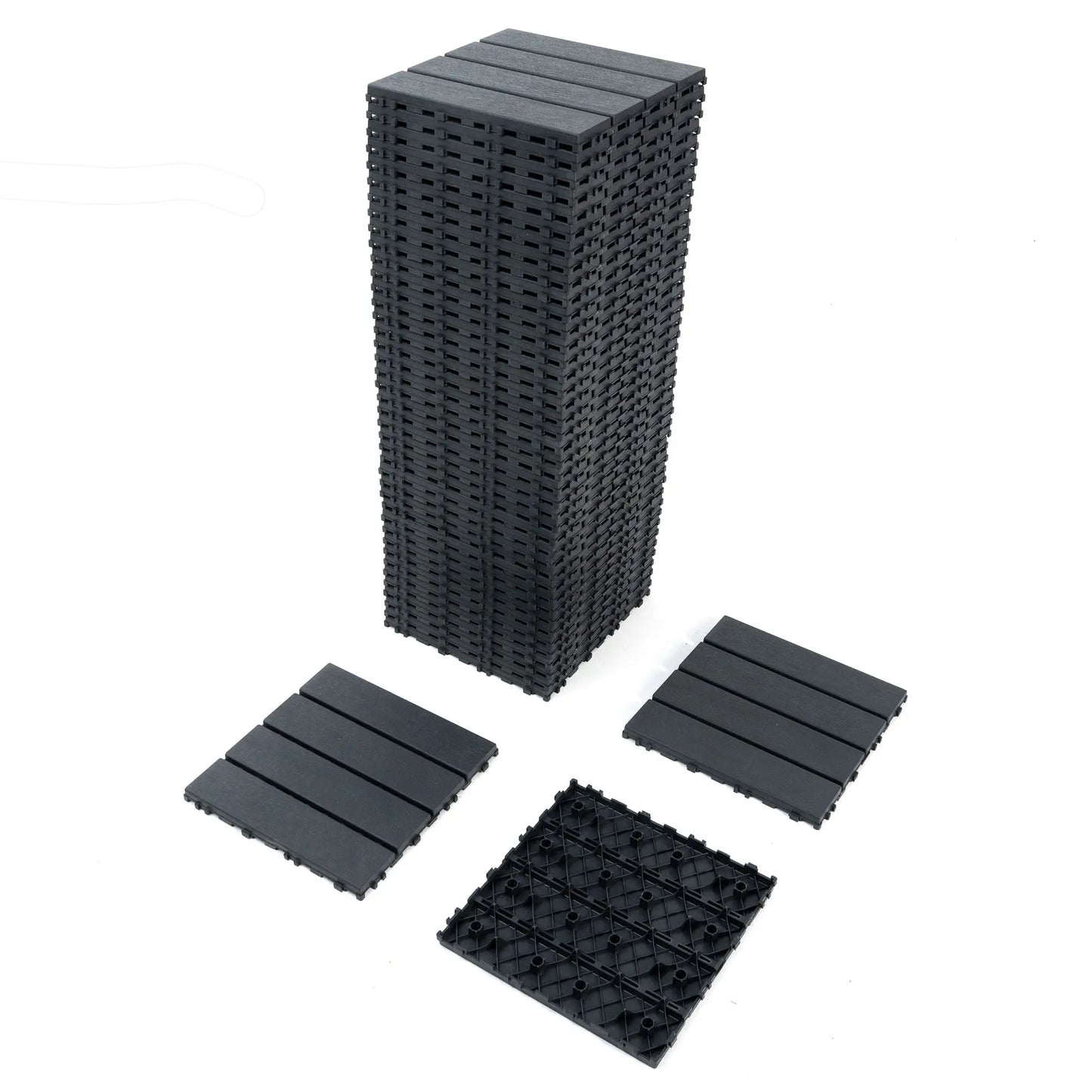 44 Pack Interlocking 12x12 InchDurable Polypropylene