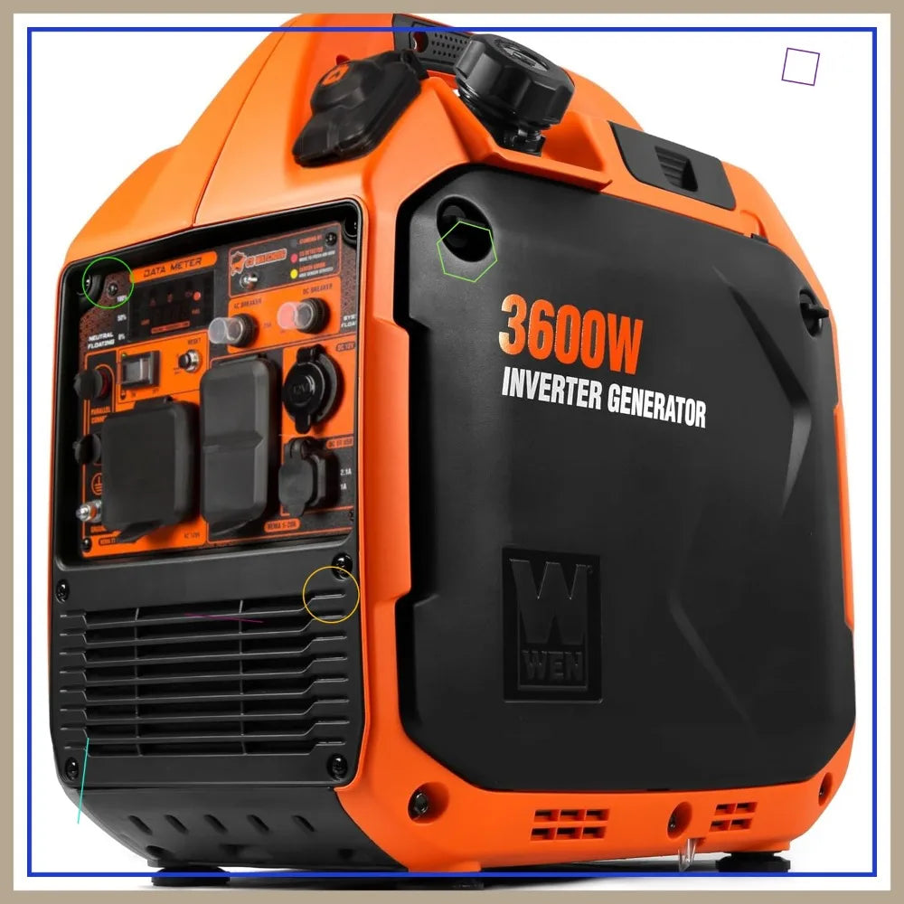 3600W Inverter Generator with CO Sensor, Quiet