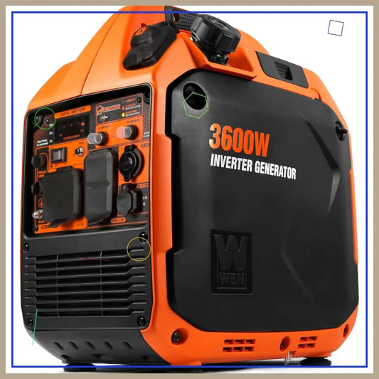 3600W Inverter Generator with CO Sensor, Quiet