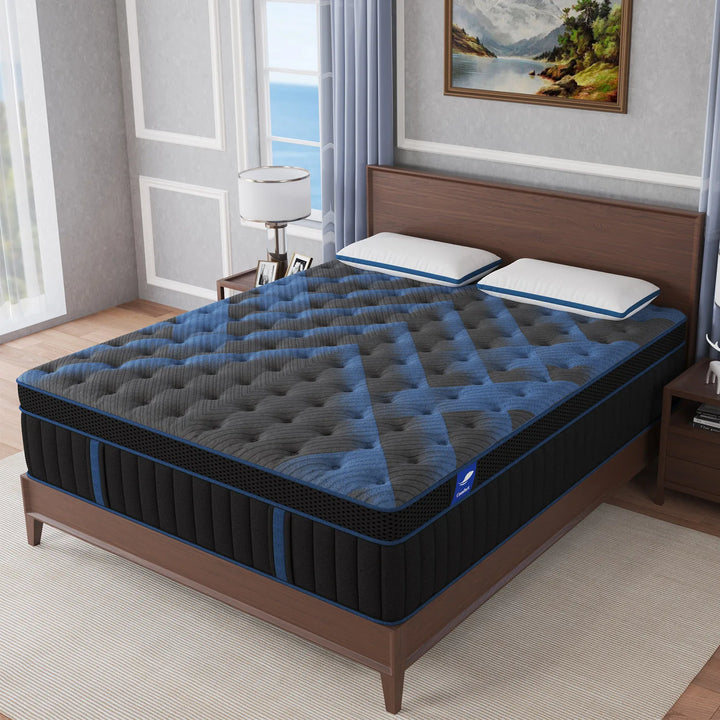 14in King  Memony Foam Mattress Lumbar Support