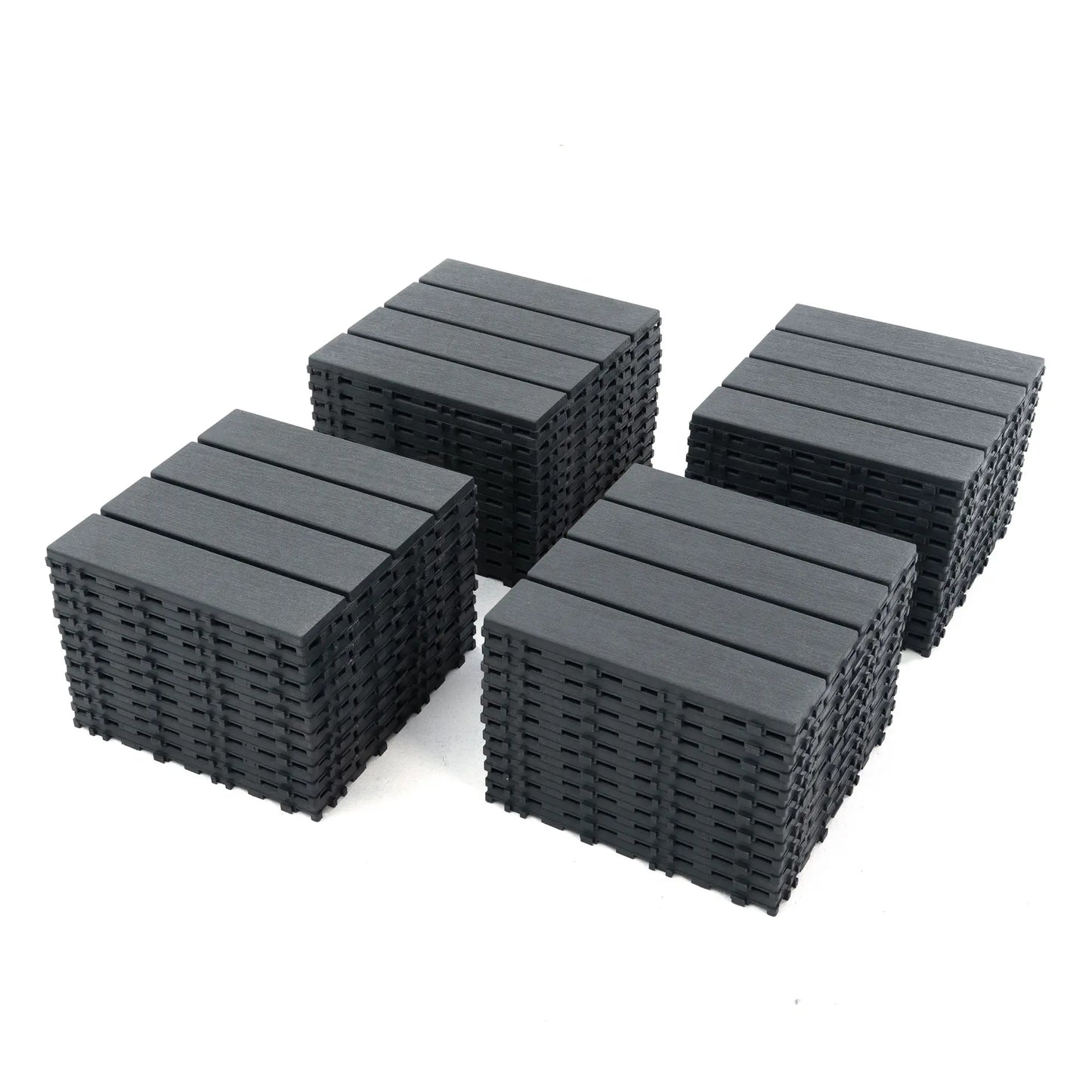 44 Pack Interlocking 12x12 InchDurable Polypropylene