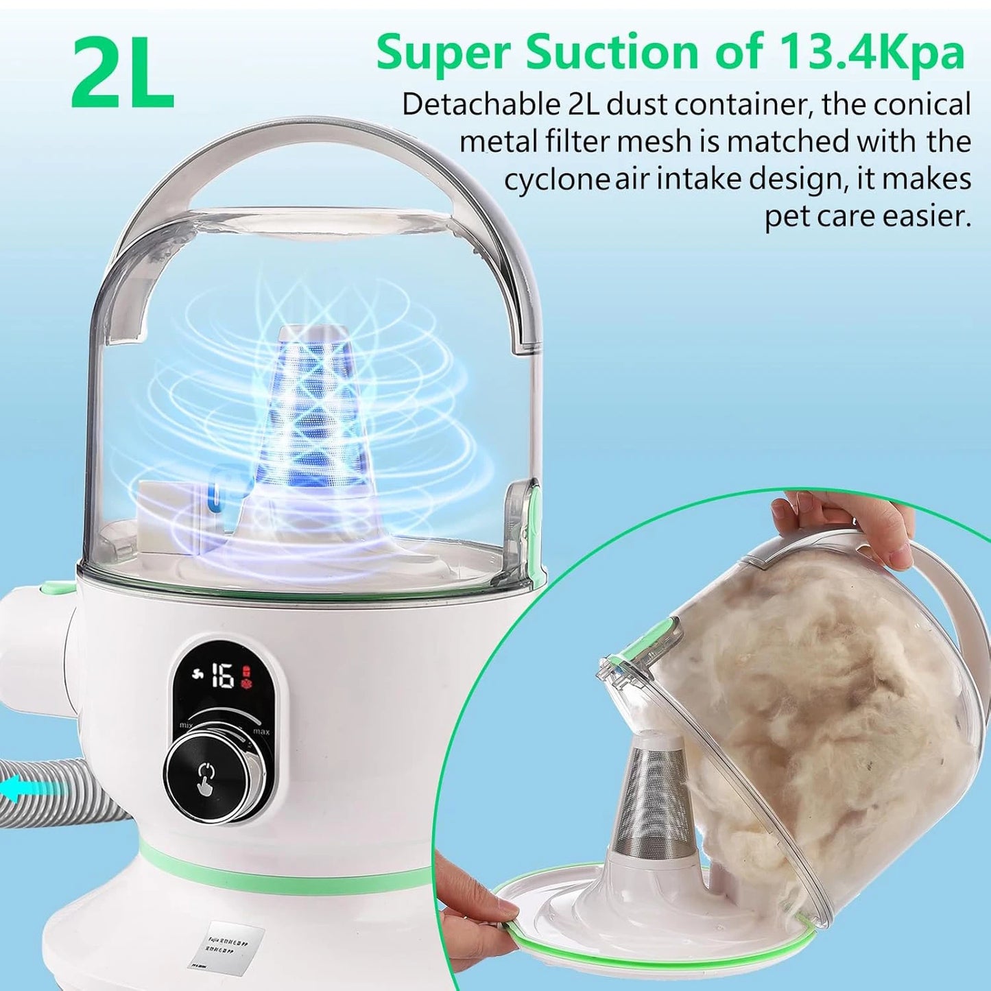 Pet Grooming Kit  with 5 Grooming Tools For Pets