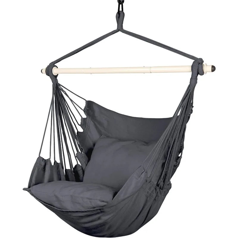 Hanging Hammock 500LB Max  I Porch & Bedroom Decor
