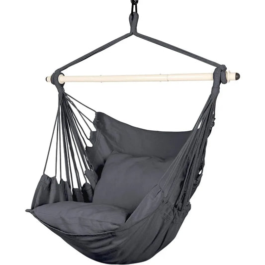 Hanging Hammock 500LB Max  I Porch & Bedroom Decor