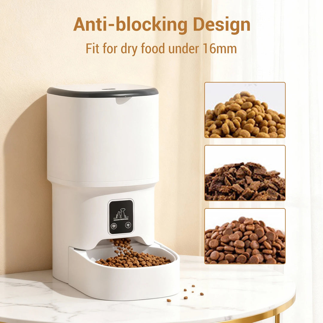 Programmable 4L Automatic Pet Feeder Up to 6 Meals