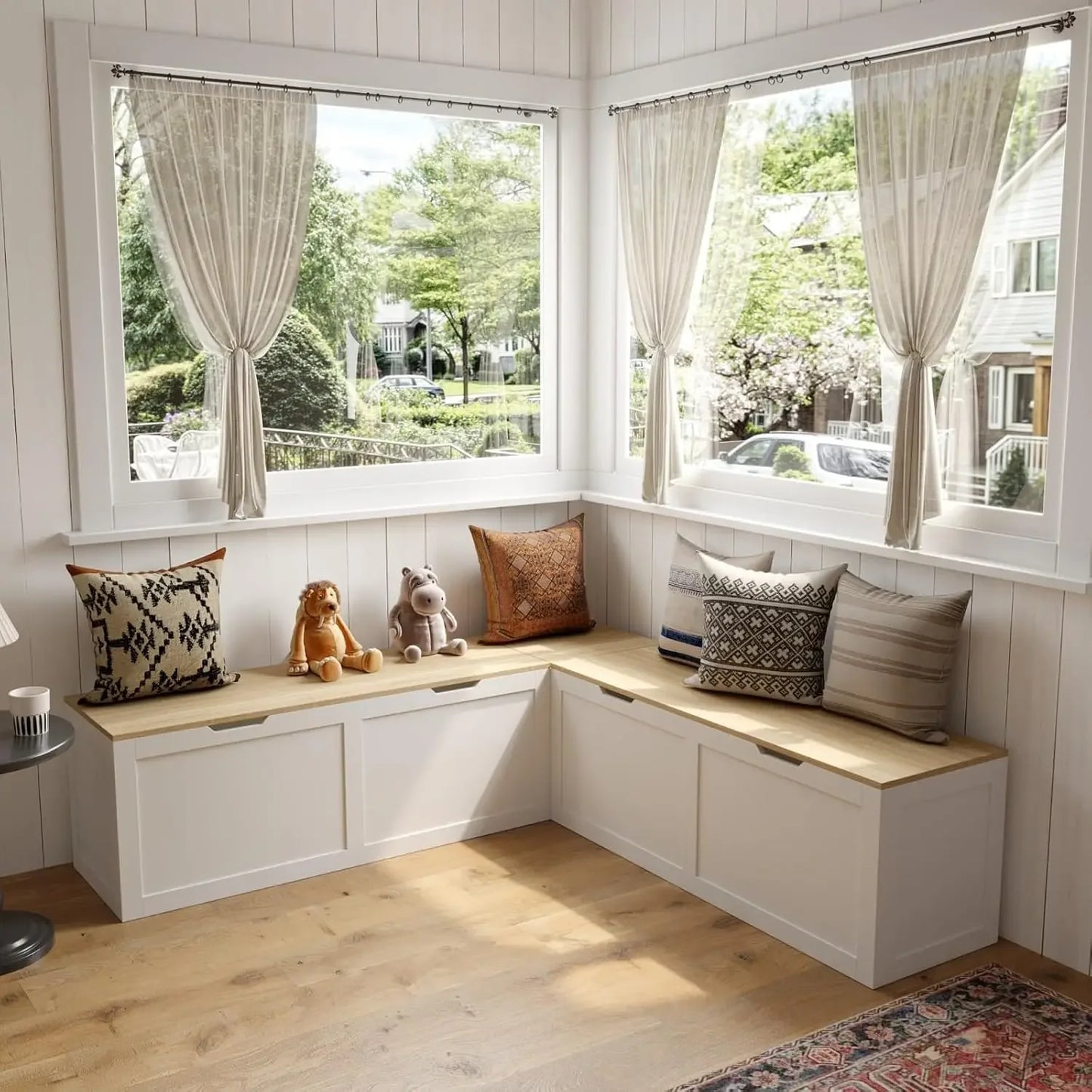 L Shape Kitchen Breakfast Bench