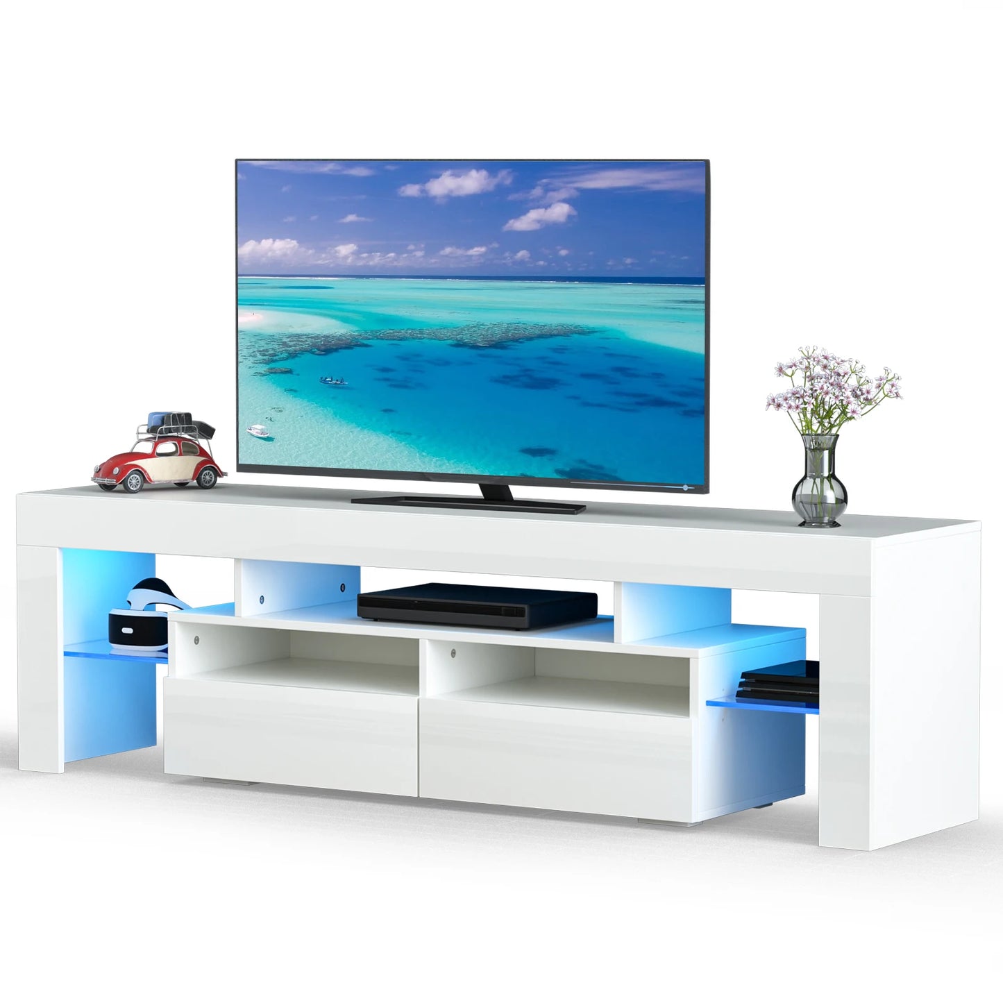 LED  Stand for 75/70/65 inch TV  with Storage Drawers