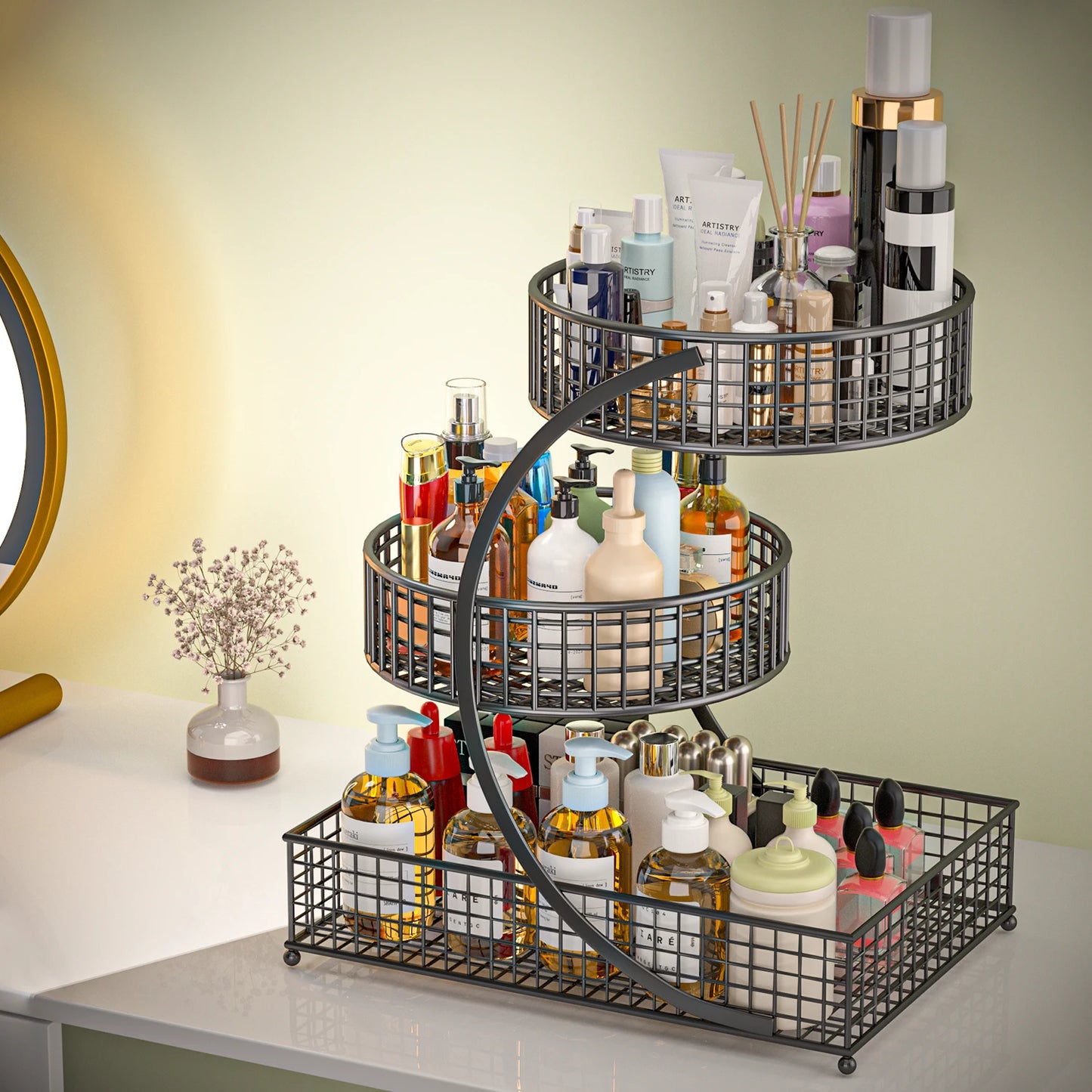 3-Tier Storage Rack  Organizer, Fruit & Vegetable Basket