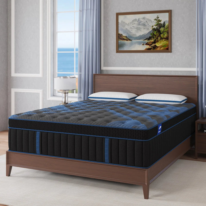 14in King  Memony Foam Mattress Lumbar Support