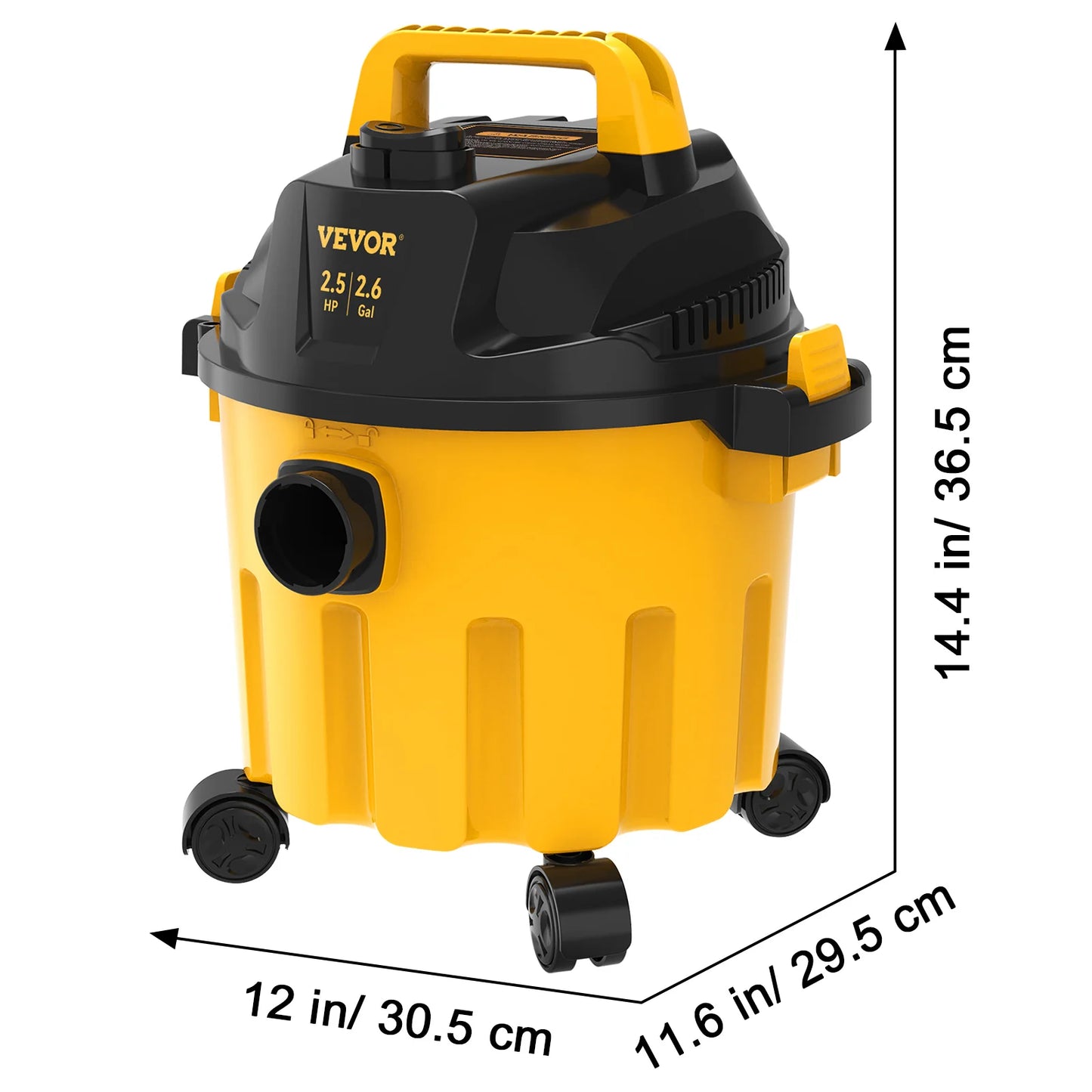 Portable Shop Vacuum with Blowing Function  Attachment Storage
