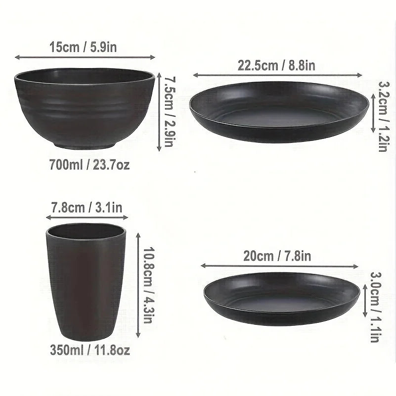 16/32pcs Tableware Set,  Camping Picnic Party, Kitchen