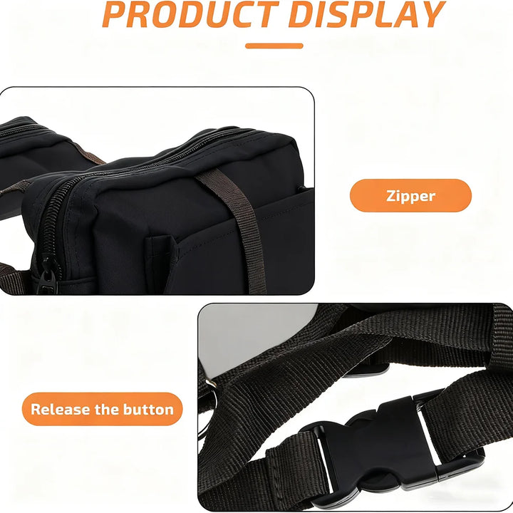 Dog Backpack for Everyday Use Saddle Bag Canvas Vest Camping Backpacks Khaki Pet