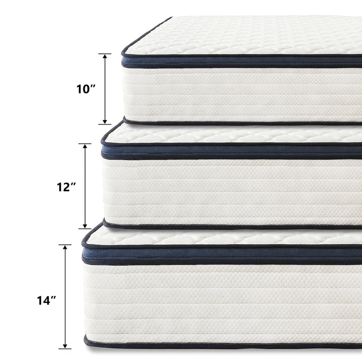 Queen Size Mattress Gel Memory Foam Pressure Relief,