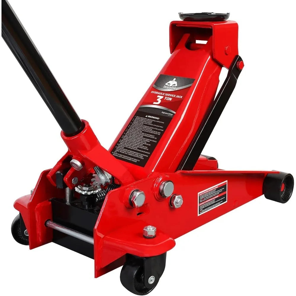 Floor Jack 3 Ton  l Heavy Duty Hydraulic Car and Stands