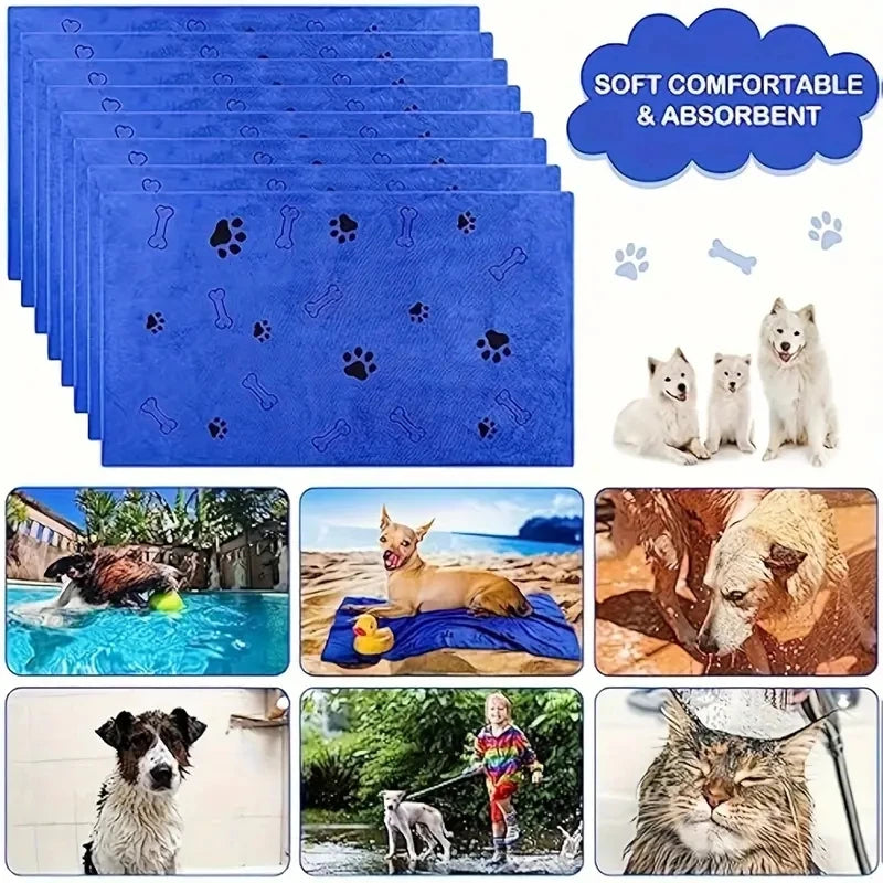 Dog Towels - Quick Dry, Absorbent & Grooming Towels