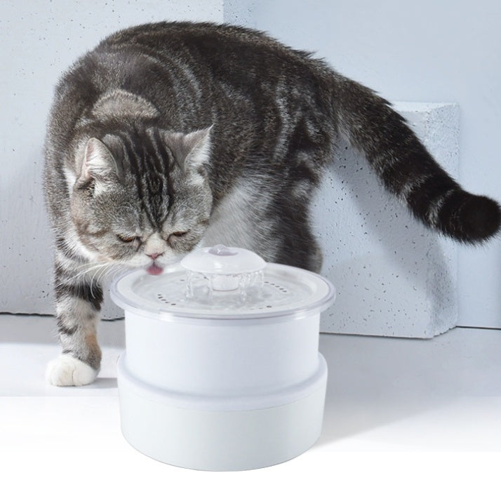 Foldable Pet Drinking Fountain Luminous Automatic Drinking Fountain